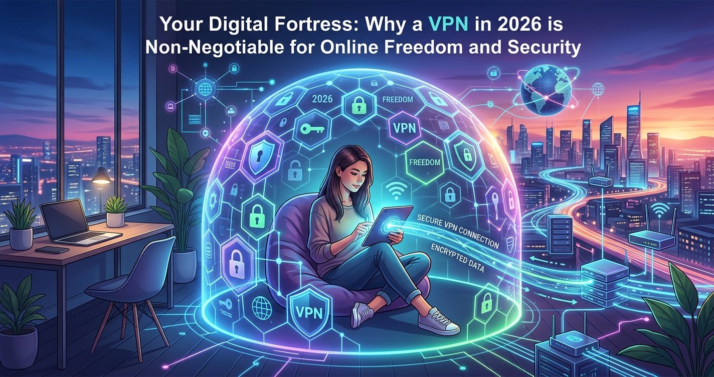 Your Digital Fortress: Why a VPN in 2026 is Non-Negotiable for Online Freedom and Security