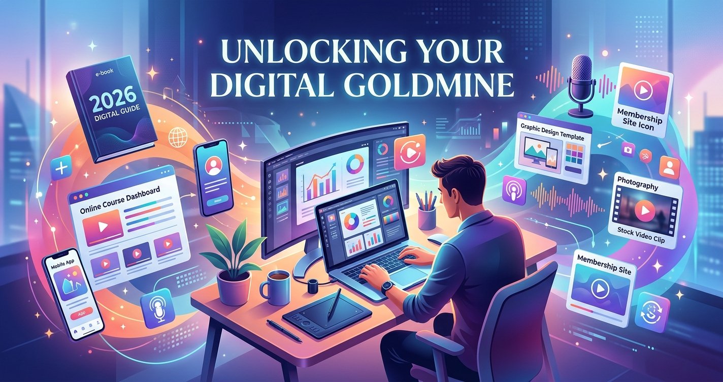 Unlocking Your Digital Goldmine: Top Digital Products to Create &amp; Sell in 2026