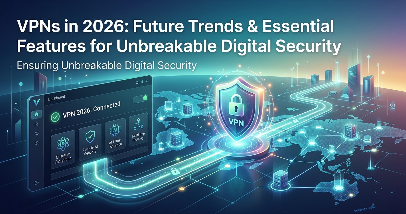 VPNs in 2026: Future Trends &amp; Essential Features for Unbreakable Digital Security