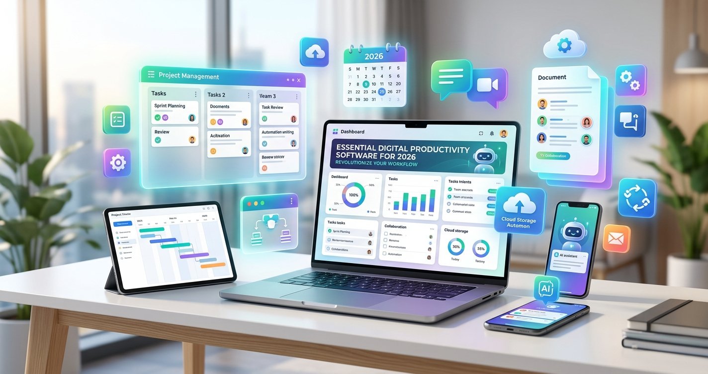 Essential Digital Productivity Software for 2026: Revolutionize Your Workflow