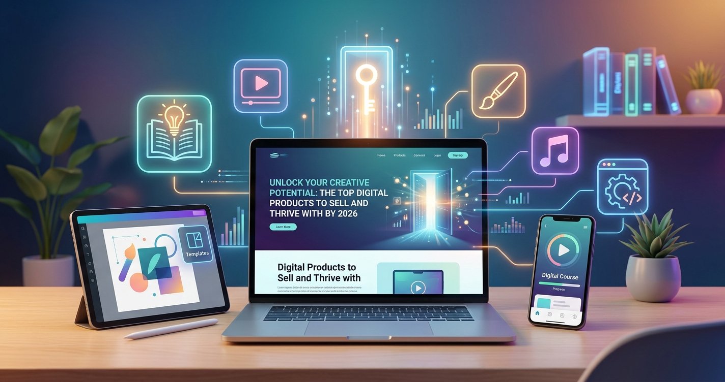 Unlock Your Creative Potential: The Top Digital Products to Sell and Thrive with by 2026