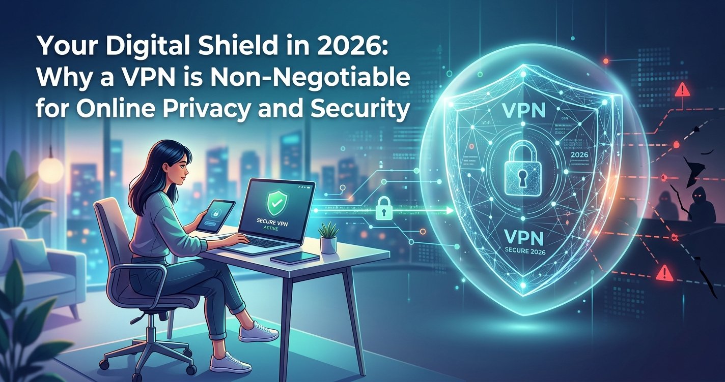Your Digital Shield in 2026: Why a VPN is Non-Negotiable for Online Privacy and Security