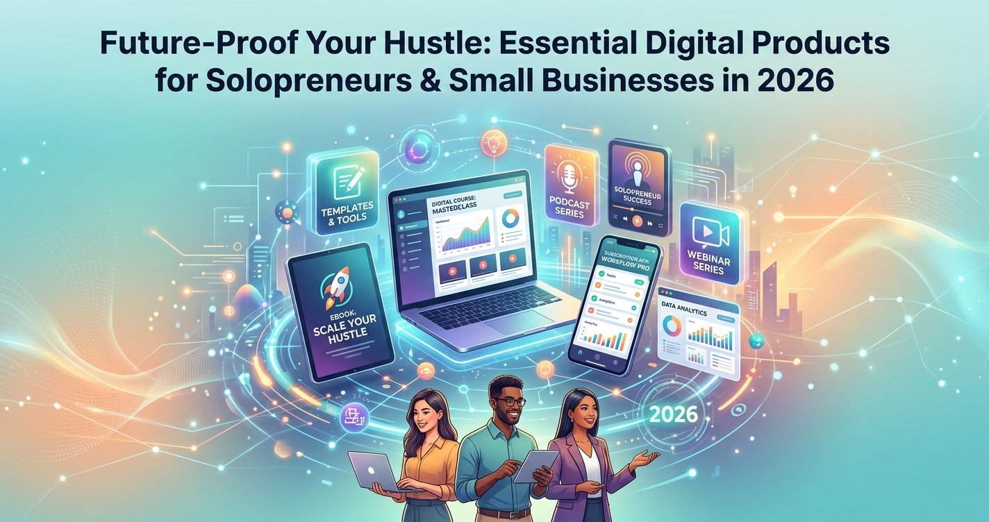Future-Proof Your Hustle: Essential Digital Products for Solopreneurs &amp; Small Businesses in 2026